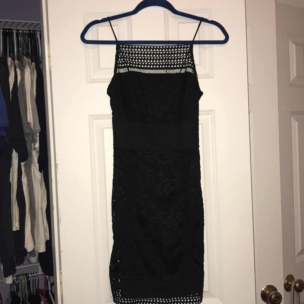 Topshop Black Laced Dress